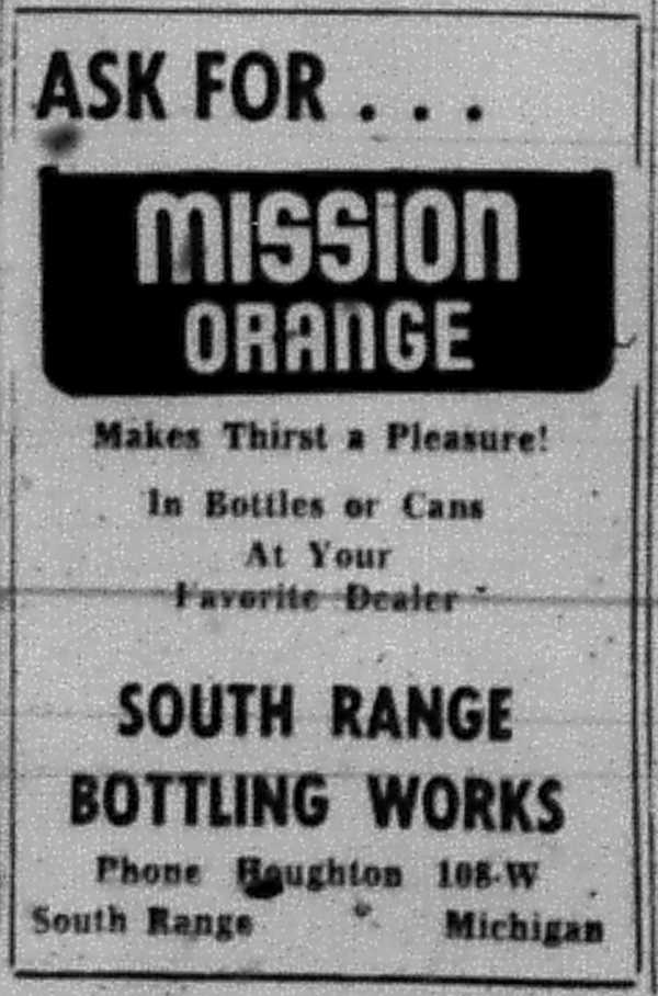 Newspaper ad - <i>The Daily Mining Gazette</i>, 09 Sep 1954
